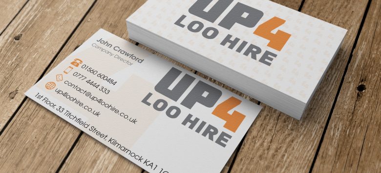 Up 4 Loo Hire Business Cards