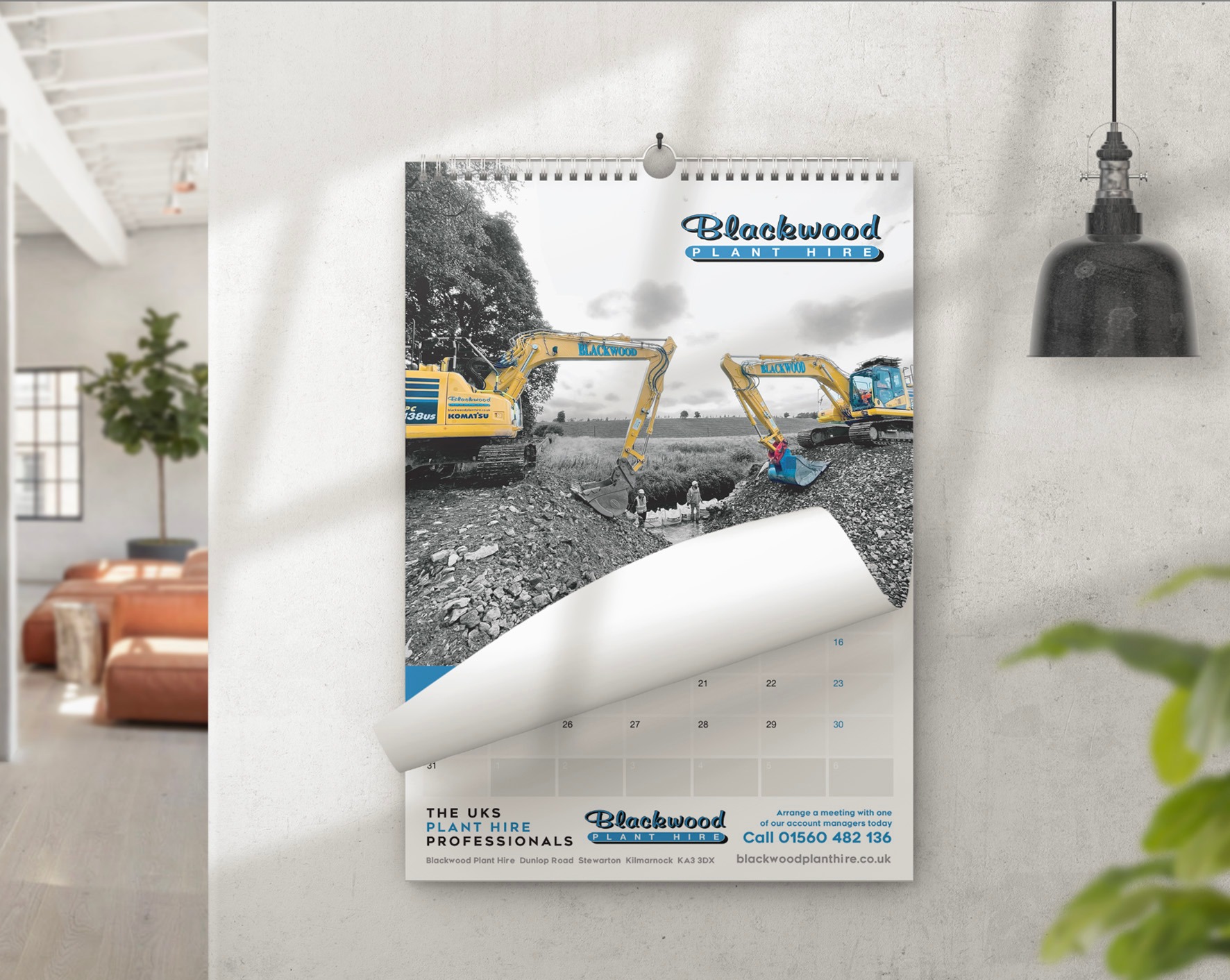 Blackwood Plant Hire Calendars