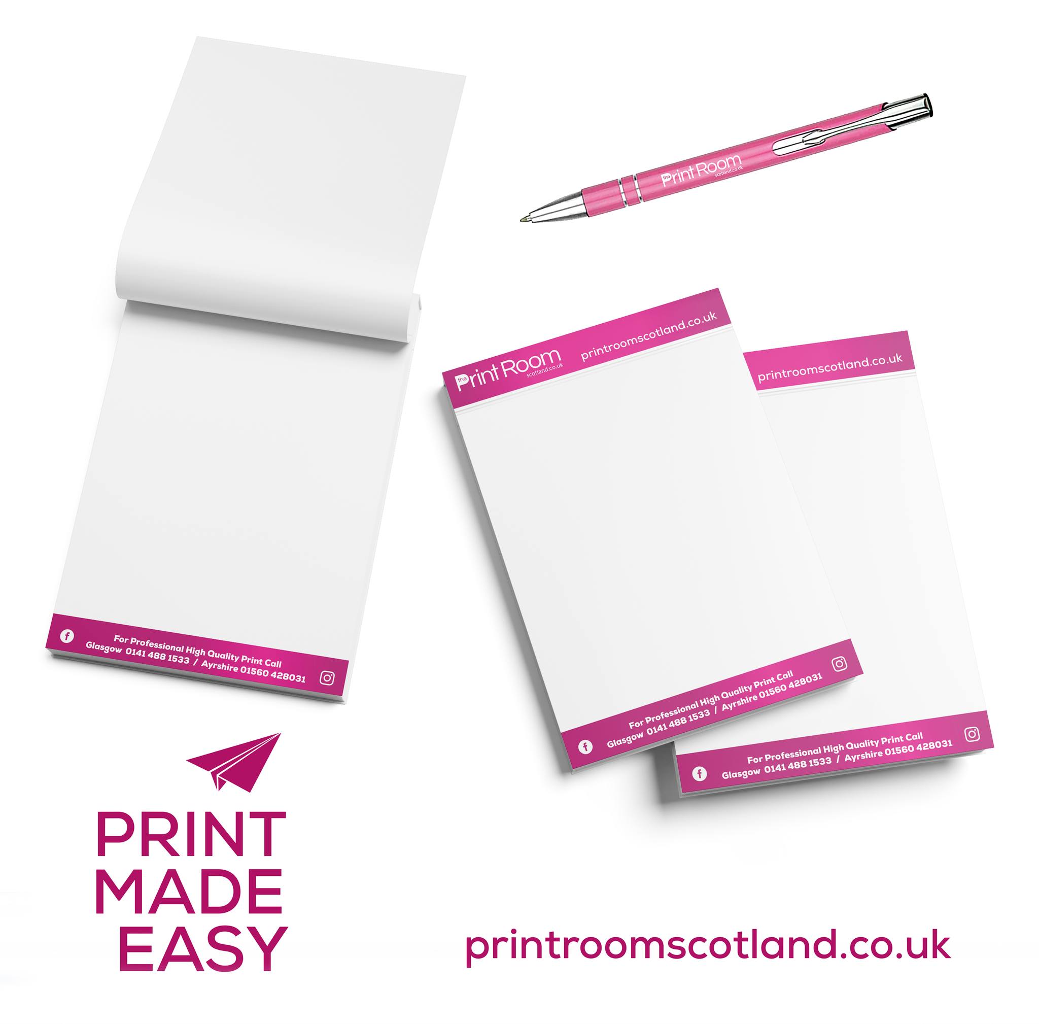 Notepads & Pens